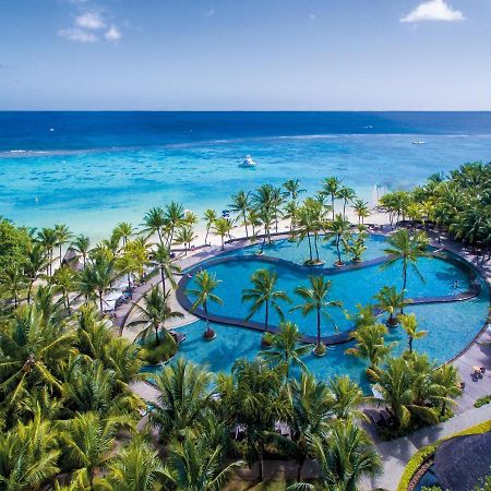 Trou Aux Biches Beachcomber Golf Resort & Spa Esterno foto Aerial view of the pool at the Hilton Maldives Iru Veli
